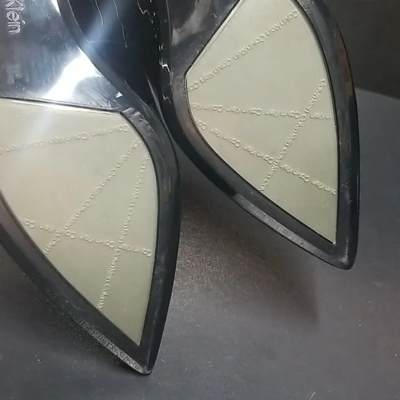 Calvin Klein Luka Patent Slingback Kitten Heel - Picture 5 of 10